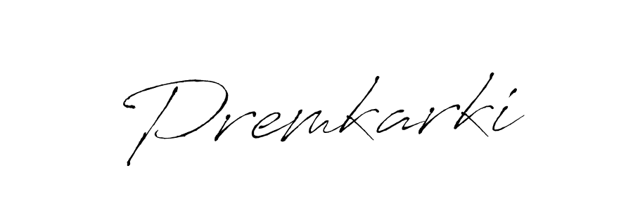 Make a beautiful signature design for name Premkarki. With this signature (Antro_Vectra) style, you can create a handwritten signature for free. Premkarki signature style 6 images and pictures png