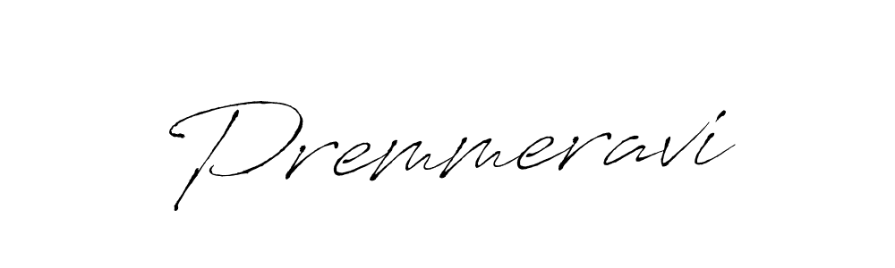 How to make Premmeravi name signature. Use Antro_Vectra style for creating short signs online. This is the latest handwritten sign. Premmeravi signature style 6 images and pictures png