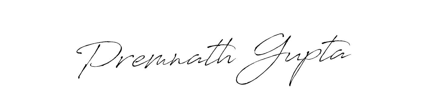 Create a beautiful signature design for name Premnath Gupta. With this signature (Antro_Vectra) fonts, you can make a handwritten signature for free. Premnath Gupta signature style 6 images and pictures png