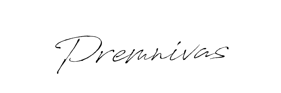 How to make Premnivas name signature. Use Antro_Vectra style for creating short signs online. This is the latest handwritten sign. Premnivas signature style 6 images and pictures png