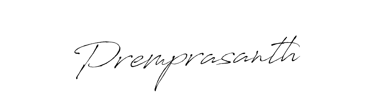 Design your own signature with our free online signature maker. With this signature software, you can create a handwritten (Antro_Vectra) signature for name Premprasanth. Premprasanth signature style 6 images and pictures png