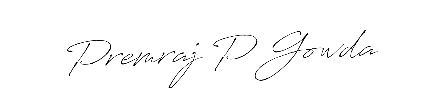 Also You can easily find your signature by using the search form. We will create Premraj P Gowda name handwritten signature images for you free of cost using Antro_Vectra sign style. Premraj P Gowda signature style 6 images and pictures png