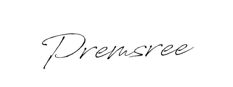 Make a beautiful signature design for name Premsree. With this signature (Antro_Vectra) style, you can create a handwritten signature for free. Premsree signature style 6 images and pictures png