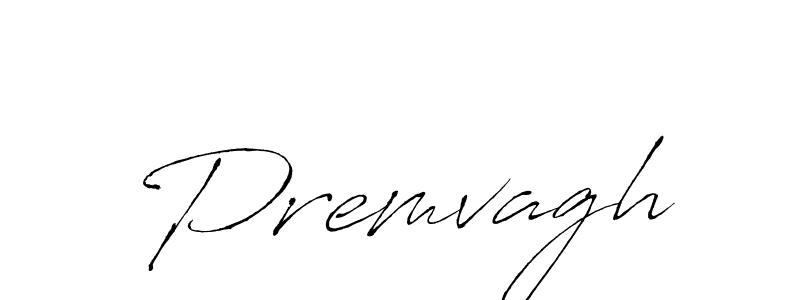 Design your own signature with our free online signature maker. With this signature software, you can create a handwritten (Antro_Vectra) signature for name Premvagh. Premvagh signature style 6 images and pictures png