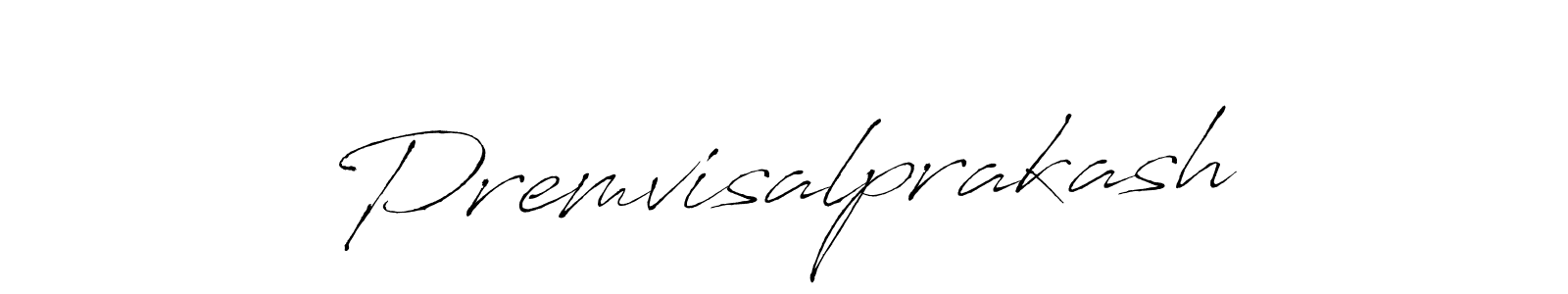 Create a beautiful signature design for name Premvisalprakash. With this signature (Antro_Vectra) fonts, you can make a handwritten signature for free. Premvisalprakash signature style 6 images and pictures png