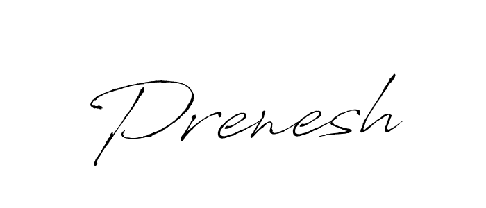 Create a beautiful signature design for name Prenesh. With this signature (Antro_Vectra) fonts, you can make a handwritten signature for free. Prenesh signature style 6 images and pictures png