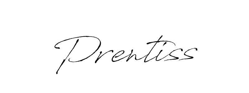 How to make Prentiss name signature. Use Antro_Vectra style for creating short signs online. This is the latest handwritten sign. Prentiss signature style 6 images and pictures png
