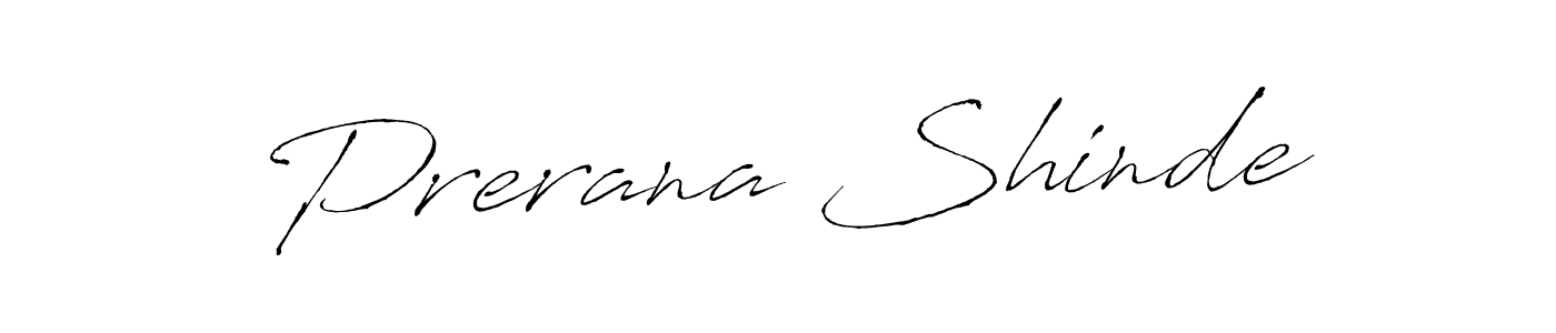 Create a beautiful signature design for name Prerana Shinde. With this signature (Antro_Vectra) fonts, you can make a handwritten signature for free. Prerana Shinde signature style 6 images and pictures png