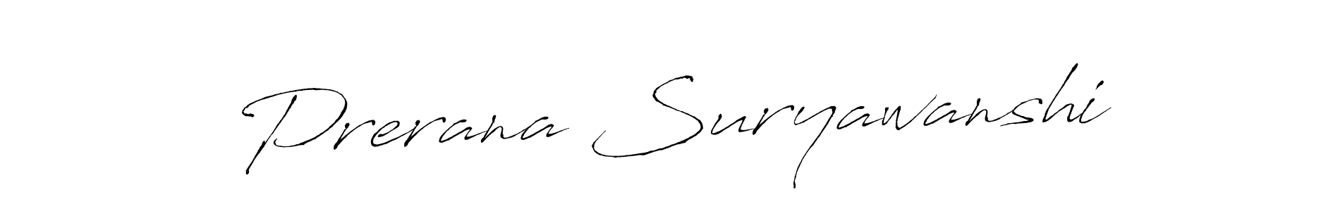 Also we have Prerana Suryawanshi name is the best signature style. Create professional handwritten signature collection using Antro_Vectra autograph style. Prerana Suryawanshi signature style 6 images and pictures png