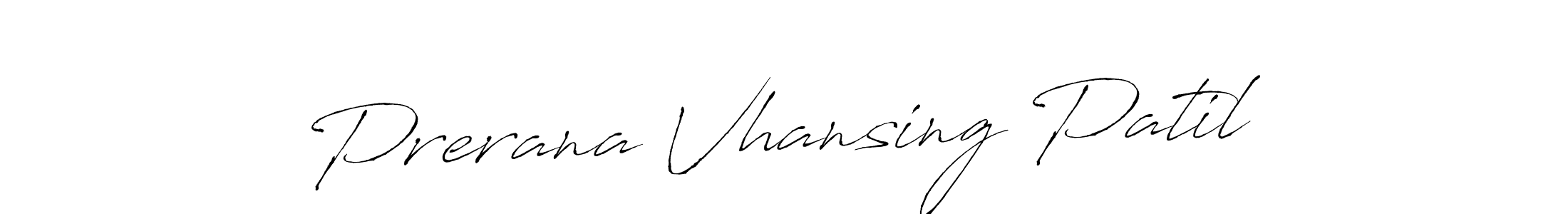 Use a signature maker to create a handwritten signature online. With this signature software, you can design (Antro_Vectra) your own signature for name Prerana Vhansing Patil. Prerana Vhansing Patil signature style 6 images and pictures png