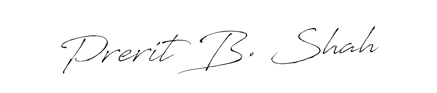 Use a signature maker to create a handwritten signature online. With this signature software, you can design (Antro_Vectra) your own signature for name Prerit B. Shah. Prerit B. Shah signature style 6 images and pictures png