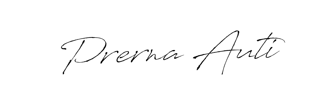 Antro_Vectra is a professional signature style that is perfect for those who want to add a touch of class to their signature. It is also a great choice for those who want to make their signature more unique. Get Prerna Auti name to fancy signature for free. Prerna Auti signature style 6 images and pictures png