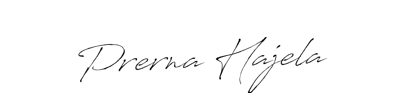 Make a beautiful signature design for name Prerna Hajela. With this signature (Antro_Vectra) style, you can create a handwritten signature for free. Prerna Hajela signature style 6 images and pictures png