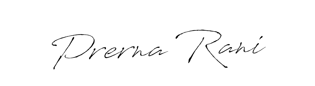 You should practise on your own different ways (Antro_Vectra) to write your name (Prerna Rani) in signature. don't let someone else do it for you. Prerna Rani signature style 6 images and pictures png