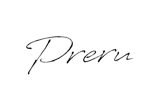 Best and Professional Signature Style for Preru. Antro_Vectra Best Signature Style Collection. Preru signature style 6 images and pictures png