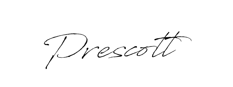 Create a beautiful signature design for name Prescott. With this signature (Antro_Vectra) fonts, you can make a handwritten signature for free. Prescott signature style 6 images and pictures png