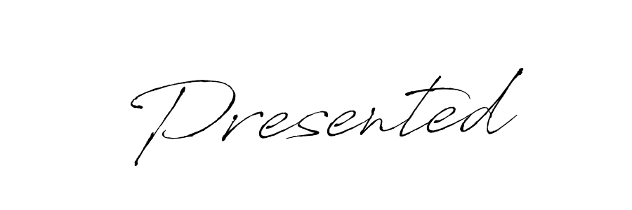How to make Presented name signature. Use Antro_Vectra style for creating short signs online. This is the latest handwritten sign. Presented signature style 6 images and pictures png