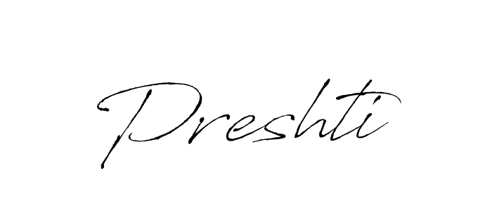 The best way (Antro_Vectra) to make a short signature is to pick only two or three words in your name. The name Preshti include a total of six letters. For converting this name. Preshti signature style 6 images and pictures png