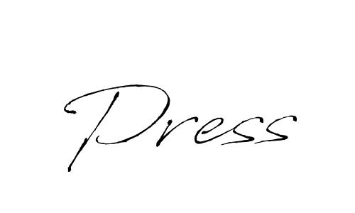 Design your own signature with our free online signature maker. With this signature software, you can create a handwritten (Antro_Vectra) signature for name Press. Press signature style 6 images and pictures png