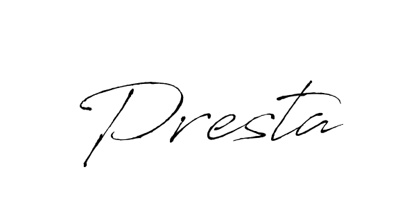 It looks lik you need a new signature style for name Presta. Design unique handwritten (Antro_Vectra) signature with our free signature maker in just a few clicks. Presta signature style 6 images and pictures png