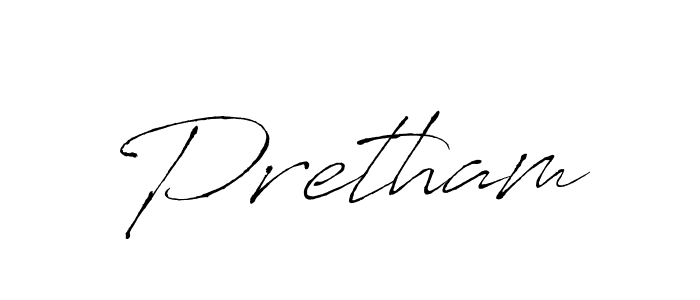 How to make Pretham name signature. Use Antro_Vectra style for creating short signs online. This is the latest handwritten sign. Pretham signature style 6 images and pictures png