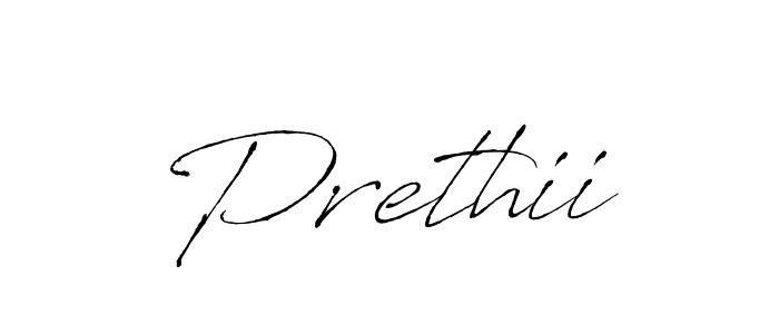 How to make Prethii signature? Antro_Vectra is a professional autograph style. Create handwritten signature for Prethii name. Prethii signature style 6 images and pictures png