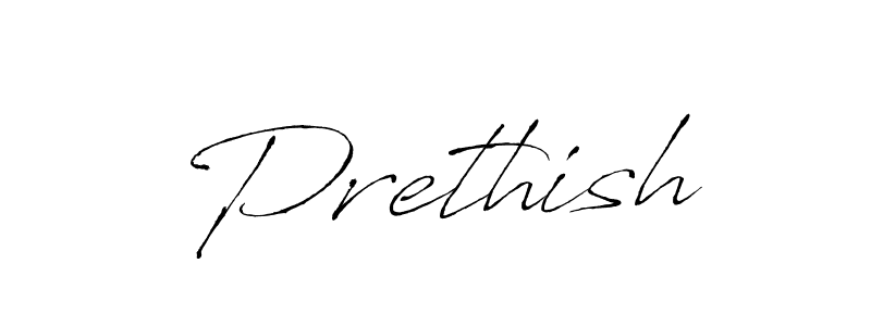 Create a beautiful signature design for name Prethish. With this signature (Antro_Vectra) fonts, you can make a handwritten signature for free. Prethish signature style 6 images and pictures png