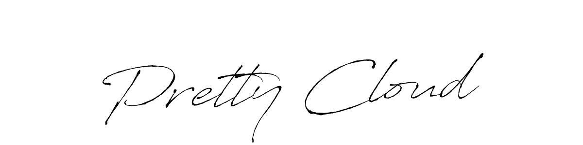 It looks lik you need a new signature style for name Pretty Cloud. Design unique handwritten (Antro_Vectra) signature with our free signature maker in just a few clicks. Pretty Cloud signature style 6 images and pictures png