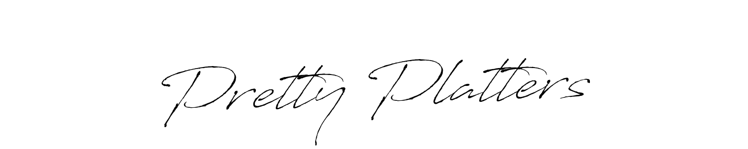 It looks lik you need a new signature style for name Pretty Platters. Design unique handwritten (Antro_Vectra) signature with our free signature maker in just a few clicks. Pretty Platters signature style 6 images and pictures png