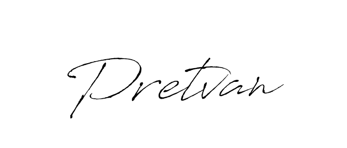 Also we have Pretvan name is the best signature style. Create professional handwritten signature collection using Antro_Vectra autograph style. Pretvan signature style 6 images and pictures png