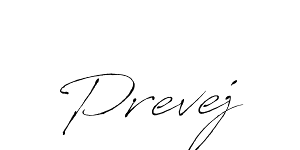 How to make Prevej name signature. Use Antro_Vectra style for creating short signs online. This is the latest handwritten sign. Prevej signature style 6 images and pictures png