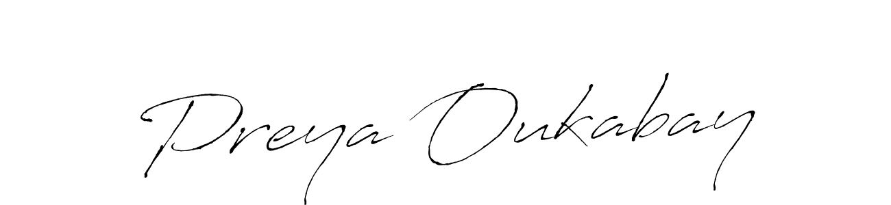 Similarly Antro_Vectra is the best handwritten signature design. Signature creator online .You can use it as an online autograph creator for name Preya Oukabay. Preya Oukabay signature style 6 images and pictures png