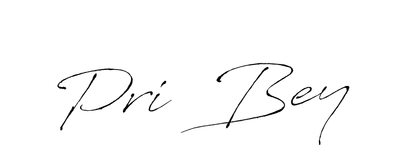 How to make Pri  Bey signature? Antro_Vectra is a professional autograph style. Create handwritten signature for Pri  Bey name. Pri  Bey signature style 6 images and pictures png