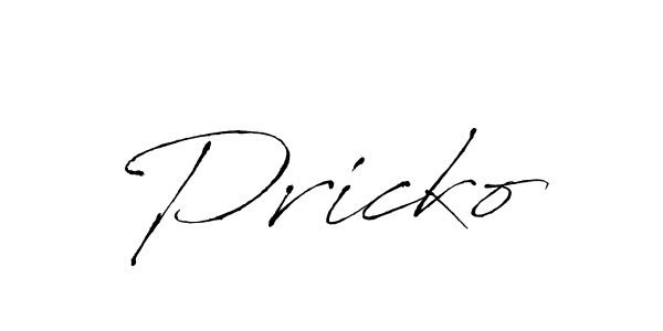 Antro_Vectra is a professional signature style that is perfect for those who want to add a touch of class to their signature. It is also a great choice for those who want to make their signature more unique. Get Pricko name to fancy signature for free. Pricko signature style 6 images and pictures png