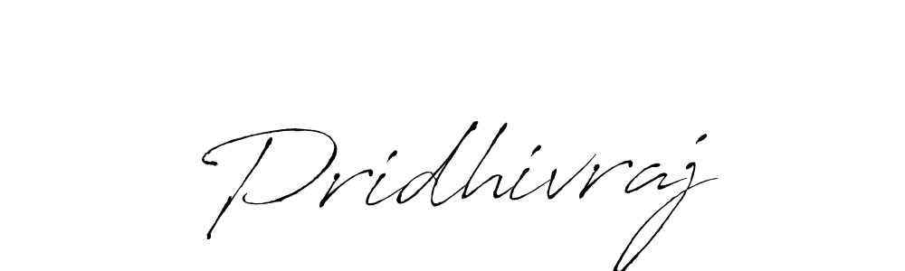 Design your own signature with our free online signature maker. With this signature software, you can create a handwritten (Antro_Vectra) signature for name Pridhivraj. Pridhivraj signature style 6 images and pictures png