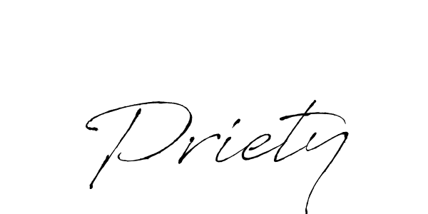 Priety stylish signature style. Best Handwritten Sign (Antro_Vectra) for my name. Handwritten Signature Collection Ideas for my name Priety. Priety signature style 6 images and pictures png