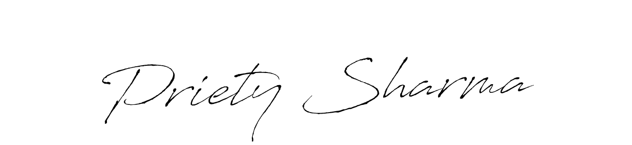 if you are searching for the best signature style for your name Priety Sharma. so please give up your signature search. here we have designed multiple signature styles  using Antro_Vectra. Priety Sharma signature style 6 images and pictures png