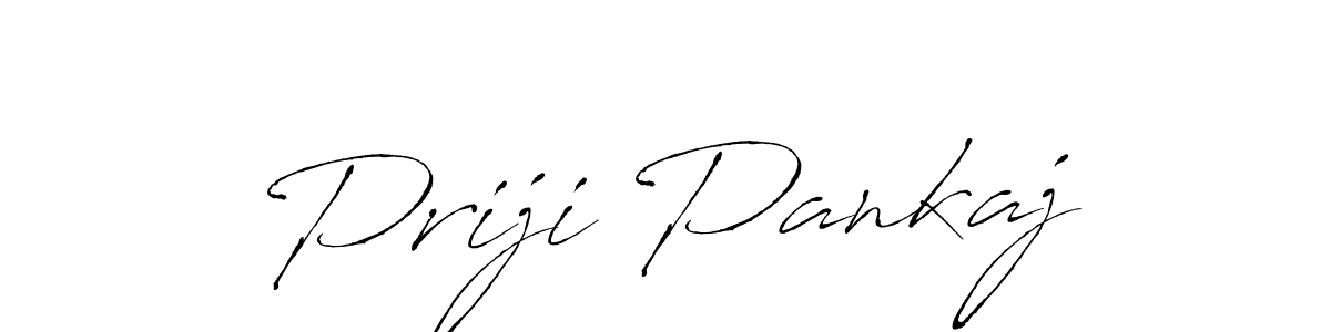 Also You can easily find your signature by using the search form. We will create Priji Pankaj name handwritten signature images for you free of cost using Antro_Vectra sign style. Priji Pankaj signature style 6 images and pictures png
