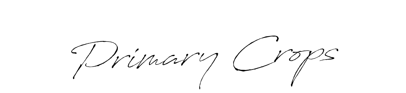 It looks lik you need a new signature style for name Primary Crops. Design unique handwritten (Antro_Vectra) signature with our free signature maker in just a few clicks. Primary Crops signature style 6 images and pictures png
