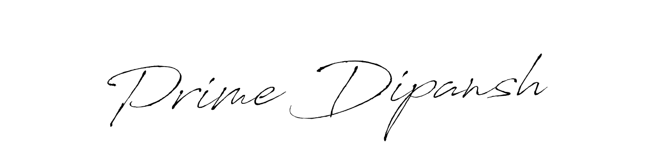 How to make Prime Dipansh signature? Antro_Vectra is a professional autograph style. Create handwritten signature for Prime Dipansh name. Prime Dipansh signature style 6 images and pictures png