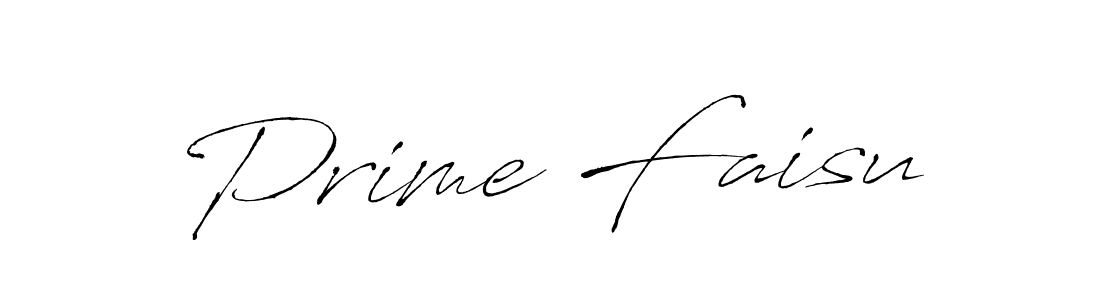 Create a beautiful signature design for name Prime Faisu. With this signature (Antro_Vectra) fonts, you can make a handwritten signature for free. Prime Faisu signature style 6 images and pictures png