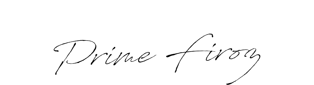 It looks lik you need a new signature style for name Prime Firoz. Design unique handwritten (Antro_Vectra) signature with our free signature maker in just a few clicks. Prime Firoz signature style 6 images and pictures png