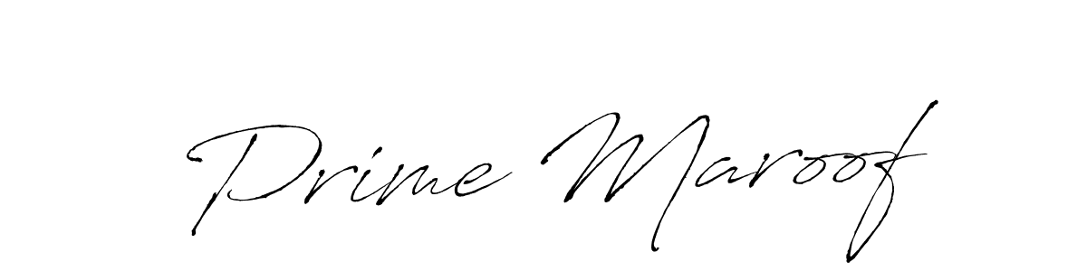 Create a beautiful signature design for name Prime Maroof. With this signature (Antro_Vectra) fonts, you can make a handwritten signature for free. Prime Maroof signature style 6 images and pictures png