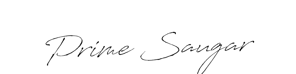 Design your own signature with our free online signature maker. With this signature software, you can create a handwritten (Antro_Vectra) signature for name Prime Saugar. Prime Saugar signature style 6 images and pictures png