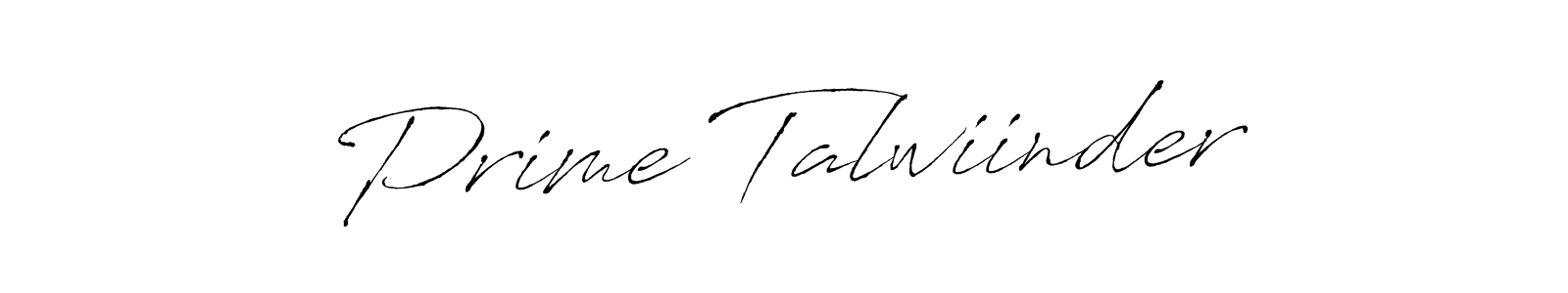 Design your own signature with our free online signature maker. With this signature software, you can create a handwritten (Antro_Vectra) signature for name Prime Talwiinder. Prime Talwiinder signature style 6 images and pictures png