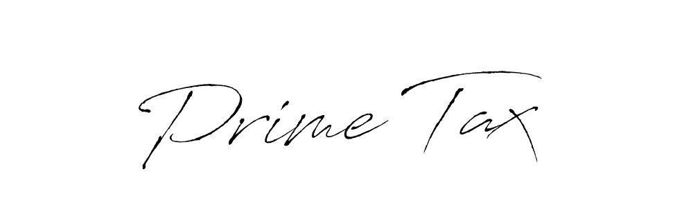 Create a beautiful signature design for name Prime Tax . With this signature (Antro_Vectra) fonts, you can make a handwritten signature for free. Prime Tax  signature style 6 images and pictures png