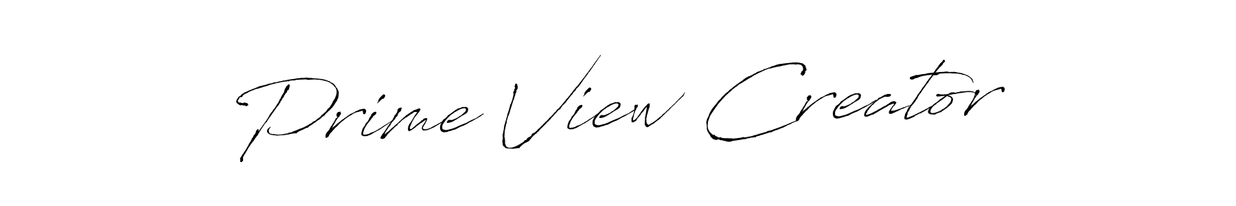 How to make Prime View Creator signature? Antro_Vectra is a professional autograph style. Create handwritten signature for Prime View Creator name. Prime View Creator signature style 6 images and pictures png