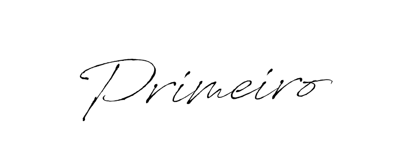 Design your own signature with our free online signature maker. With this signature software, you can create a handwritten (Antro_Vectra) signature for name Primeiro. Primeiro signature style 6 images and pictures png