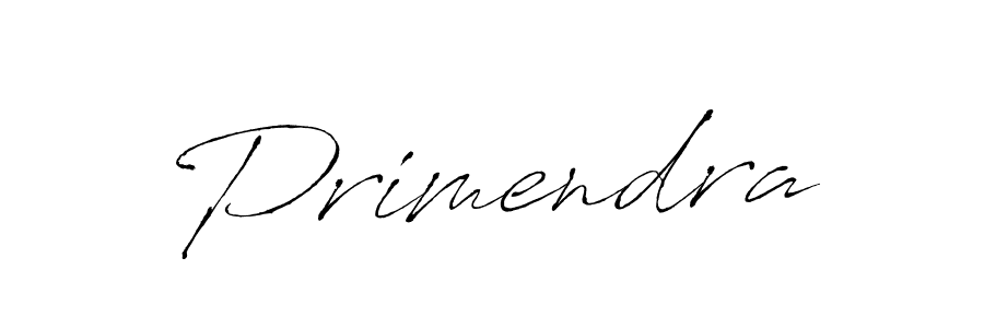 Make a beautiful signature design for name Primendra. With this signature (Antro_Vectra) style, you can create a handwritten signature for free. Primendra signature style 6 images and pictures png