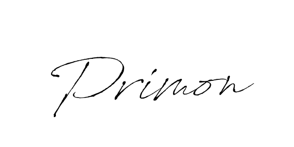 Also we have Primon name is the best signature style. Create professional handwritten signature collection using Antro_Vectra autograph style. Primon signature style 6 images and pictures png